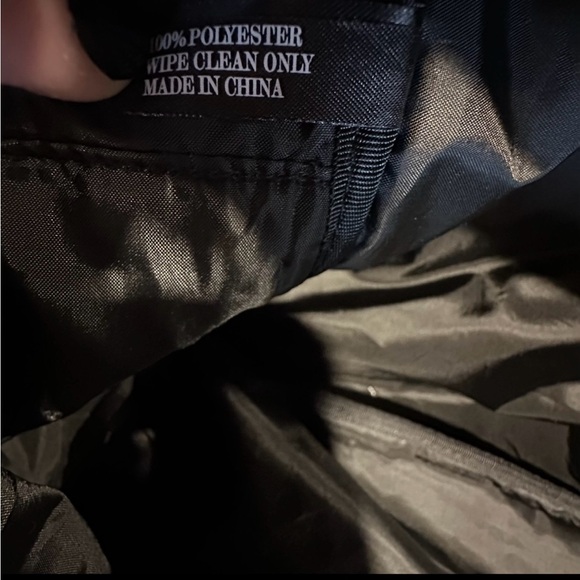 Ermenegildo Zegna Parfums Duffel Bag Canvas Weekender Travel Overnight Gym Black - Picture 8 of 8